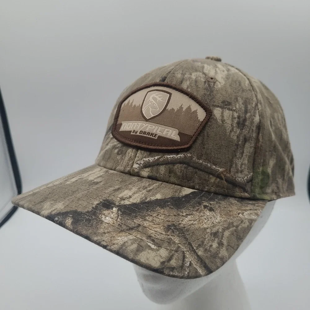 Drake‎ Waterfowl Non Typical Camo Winter Back Hat Trucker Ball Cap Deer Hunting